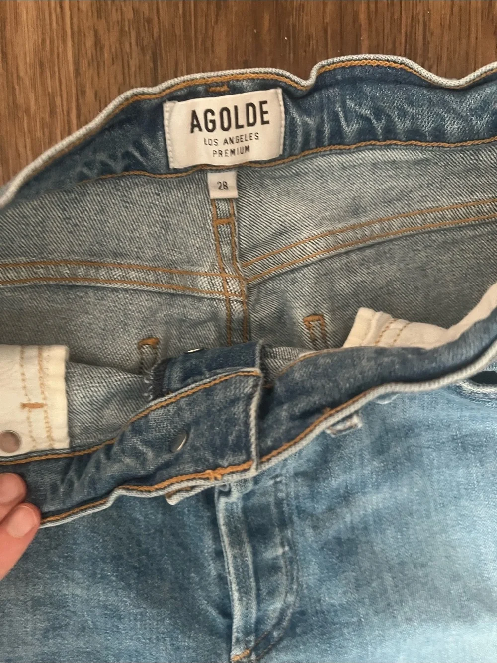 Agolde Women's Light Blue Boyfriend Jeans - Picture 11 of 11